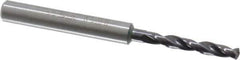Guhring - 3.6mm 140° Solid Carbide Jobber Drill - FIREX Finish, Right Hand Cut, Spiral Flute, Straight Shank, 66mm OAL, SU Point - Eagle Tool & Supply