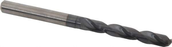 Guhring - 5.9mm 140° Solid Carbide Jobber Drill - FIREX Finish, Right Hand Cut, Spiral Flute, Straight Shank, 82mm OAL, SU Point - Eagle Tool & Supply