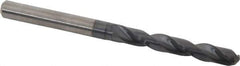 Guhring - 5.9mm 140° Solid Carbide Jobber Drill - FIREX Finish, Right Hand Cut, Spiral Flute, Straight Shank, 82mm OAL, SU Point - Eagle Tool & Supply