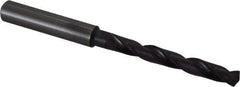 Guhring - 6.1mm 140° Solid Carbide Jobber Drill - FIREX Finish, Right Hand Cut, Spiral Flute, Straight Shank, 91mm OAL, SU Point - Eagle Tool & Supply