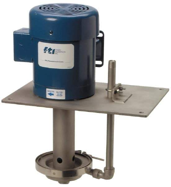 Finish Thompson - 1 HP, 61 Shut Off Feet, 316 Stainless Steel, Carbon and Viton Magnetic Drive Pump - 3 Phase - Eagle Tool & Supply