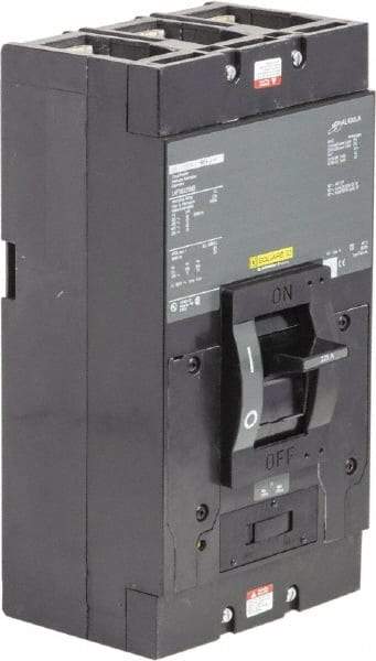 Square D - 225 Amp, 600 V, 3 Pole, Panel Mount Molded Case Circuit Breaker - Magnetic Trip, Multiple Breaking Capacity Ratings - Eagle Tool & Supply