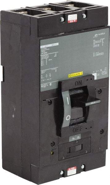 Square D - 300 Amp, 600 V, 3 Pole, Panel Mount Molded Case Circuit Breaker - Thermal Magnetic Trip, Multiple Breaking Capacity Ratings - Eagle Tool & Supply