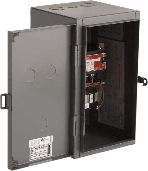 Square D - 1 NEMA Rated, 2 Pole, Mechanically Held Lighting Contactor - 60 A (Tungsten), 110 VAC at 50 Hz, 120 VAC at 60 Hz - Eagle Tool & Supply