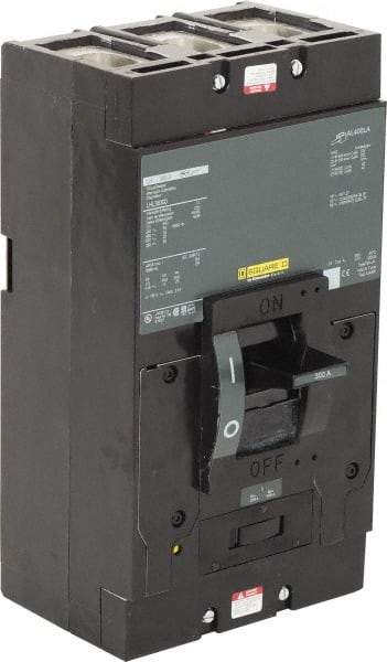 Square D - 300 Amp, 600 V, 3 Pole, Panel Mount Molded Case Circuit Breaker - Thermal Magnetic Trip, Multiple Breaking Capacity Ratings - Eagle Tool & Supply