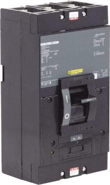 Square D - 250 Amp, 600 V, 3 Pole, Panel Mount Molded Case Circuit Breaker - Magnetic Trip, Multiple Breaking Capacity Ratings - Eagle Tool & Supply