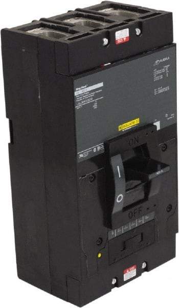 Square D - 400 Amp, 600 V, 3 Pole, Panel Mount Motor Circuit Breaker - Thermal Magnetic Trip, Multiple Breaking Capacity Ratings - Eagle Tool & Supply