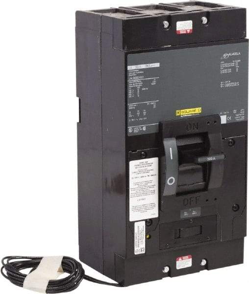 Square D - 300 Amp, 600 V, 3 Pole, Panel Mount Molded Case Circuit Breaker - Thermal Magnetic Trip, Multiple Breaking Capacity Ratings - Eagle Tool & Supply