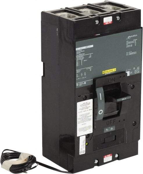 Square D - 350 Amp, 600 V, 3 Pole, Panel Mount Molded Case Circuit Breaker - Thermal Magnetic Trip, Multiple Breaking Capacity Ratings - Eagle Tool & Supply