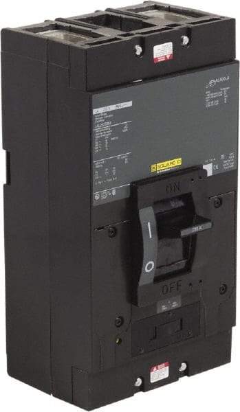 Square D - 250 Amp, 600 VAC, 2 Pole, Panel Mount Molded Case Circuit Breaker - Thermal Magnetic Trip - Eagle Tool & Supply