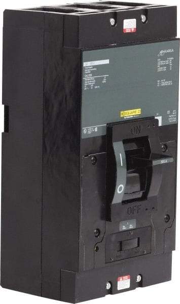 Square D - 300 Amp, 240 V, 3 Pole, Panel Mount Molded Case Circuit Breaker - Thermal Magnetic Trip, 25 kA at 240 VAC Breaking Capacity - Eagle Tool & Supply