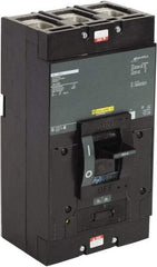 Square D - 350 Amp, 240 V, 3 Pole, Free Standing Molded Case Circuit Breaker - Thermal Magnetic Trip, 25 kA at 240 VAC Breaking Capacity, 6 Inch Deep x 11 Inch High x 5.8 Inch Wide - Eagle Tool & Supply