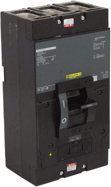 Square D - 250 Amp, 240 V, 3 Pole, Panel Mount Molded Case Circuit Breaker - Thermal Magnetic Trip, 25 kA at 240 VAC Breaking Capacity - Eagle Tool & Supply