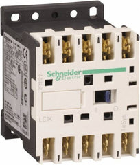 Schneider Electric - 4 Pole, 220 to 230 Coil VAC at 50/60 Hz, 16 Amp at 690 VAC and 20 Amp at 440 VAC, Nonreversible IEC Contactor - BS 5424, CSA, IEC 60947, NF C 63-110, RoHS Compliant, UL Listed, VDE 0660 - Eagle Tool & Supply