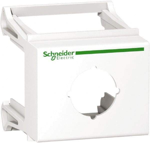 Schneider Electric - Circuit Breaker DIN Rail Mounting Base - Use with Control Unit - Eagle Tool & Supply