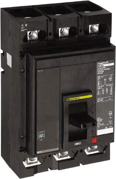 Square D - 800 Amp, 3 Pole, Panel Mount Molded Case Circuit Breaker - Electronic Trip, Multiple Breaking Capacity Ratings - Eagle Tool & Supply