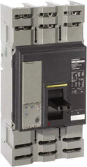 Square D - 1200 Amp, 600 VAC, 3 Pole, Panel Mount Molded Case Circuit Breaker - Electronic Trip, Multiple Breaking Capacity Ratings, 3/0 AWG - Eagle Tool & Supply