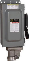 Square D - 60 Amp, 600 VAC, 3 Pole Nonfused Safety Switch - NEMA 12 & 3R, 30 hp at 600 VAC (Single Phase), 60 hp at 600 VAC (Triple Phase) - Eagle Tool & Supply