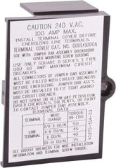 Square D - Circuit Breaker Jumper Bar Cover - Use with QOU Circuit Breaker - Eagle Tool & Supply