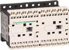 Schneider Electric - 3 Pole, 24 Coil VDC, 16 Amp at 690 VAC, 20 Amp at 440 VAC and 9 Amp at 440 VAC, Reversible IEC Contactor - BS 5424, CSA, IEC 60947, NF C 63-110, RoHS Compliant, UL Listed, VDE 0660 - Eagle Tool & Supply