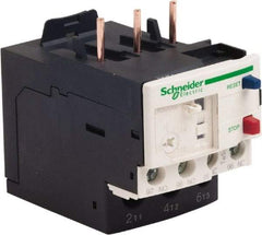 Schneider Electric - 3 Pole, NEMA Size 00-1, 1 to 1.6 Amp, 690 VAC, Thermal NEMA Overload Relay - Trip Class 20, For Use with LC1D09, LC1D12, LC1D18, LC1D25, LC1D32 and LC1D38 - Eagle Tool & Supply