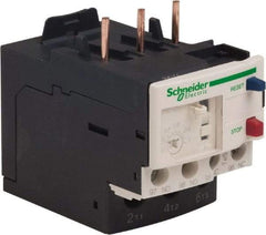 Schneider Electric - 3 Pole, NEMA Size 00-1, 0.63 to 1 Amp, 690 VAC, Thermal NEMA Overload Relay - Trip Class 20, For Use with LC1D09, LC1D12, LC1D18, LC1D25, LC1D32 and LC1D38 - Eagle Tool & Supply