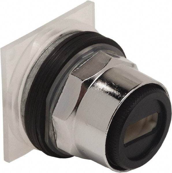 Schneider Electric - 1.18 Inch Mount Hole, 3 Position, Pushbutton Operated, Selector Switch Only - Maintained (MA), without Contact Blocks, Weatherproof and Dust and Oil Resistant - Eagle Tool & Supply