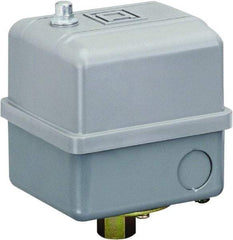 Square D - 1, 7, 9 and 3R NEMA Rated, 125 to 150 psi, Electromechanical Pressure and Level Switch - Adjustable Pressure, 575 VAC, L1-T1, L2-T2 Terminal, For Use with Square D Pumptrol - Eagle Tool & Supply