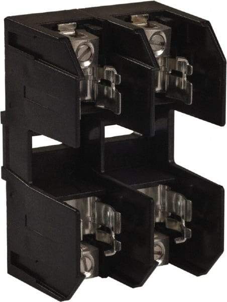 Square D - 2 Pole, 600 Volt, 30 Amp, DIN Rail Mount Fuse Holder - Compatible with J Class Fuse - Eagle Tool & Supply