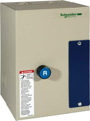 Schneider Electric - 3 Pole, 12 Amp, 24 Coil VAC, Nonreversible Enclosed IEC Motor Starter - 1 Phase Hp: 0.5 at 120 VAC, 2 at 240 VAC, 3 Phase Hp: 10 at 575 VAC, 3 at 208 VAC, 3 at 230 VAC, 7.5 at 460 VAC - Eagle Tool & Supply