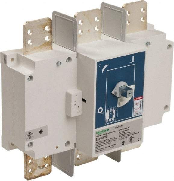 Schneider Electric - 600VAC at 50/60 Hz, 3 Pole, Nonfused Cam & Disconnect Switch - 14.57 Inch Wide x x 12.6 Inch High x x 5.51 Inch Deep - Eagle Tool & Supply