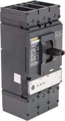 Square D - 400 Amp, 600 VAC, 3 Pole, Panel Mount Molded Case Circuit Breaker - Electronic Trip, 110mm Deep x 340mm High x 140mm Wide - Eagle Tool & Supply