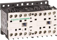 Schneider Electric - 3 Pole, 230 to 240 Coil VAC at 50/60 Hz, 6 Amp at 440 VAC, Reversible IEC Contactor - BS 5424, CSA, IEC 60947, NF C 63-110, RoHS Compliant, UL Listed, VDE 0660 - Eagle Tool & Supply