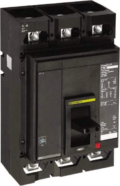 Square D - 300 Amp, 3 Pole, Panel Mount Molded Case Circuit Breaker - Electronic Trip, Multiple Breaking Capacity Ratings - Eagle Tool & Supply