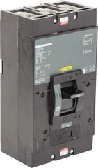 Square D - 400 Amp, 600 V, 3 Pole, Panel Mount Molded Case Circuit Breaker - Thermal Magnetic Trip, Multiple Breaking Capacity Ratings - Eagle Tool & Supply