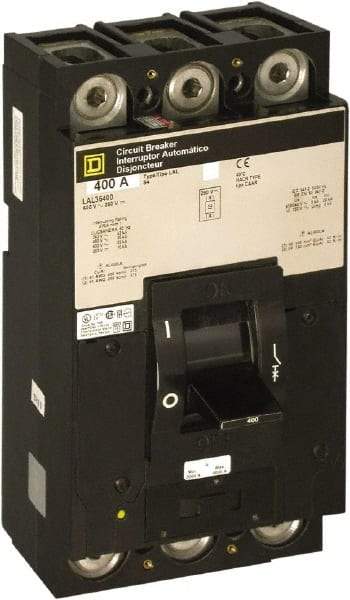 Square D - 300 Amp, 600 V, 2 Pole, Panel Mount Molded Case Circuit Breaker - Thermal Magnetic Trip, Multiple Breaking Capacity Ratings - Eagle Tool & Supply