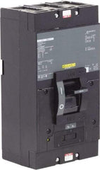 Square D - 400 Amp, 600 VAC, 3 Pole, Molded Case Circuit Breaker - Thermal Magnetic Trip, 22 kA at 600 VAC Breaking Capacity, 1 AWG, 147mm Deep x 279mm High x 356mm Wide - Eagle Tool & Supply
