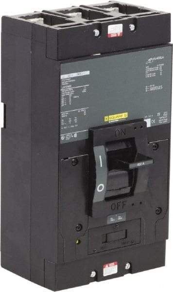 Square D - 200 Amp, 600 V, 3 Pole, Panel Mount Molded Case Circuit Breaker - Magnetic Trip, Multiple Breaking Capacity Ratings - Eagle Tool & Supply
