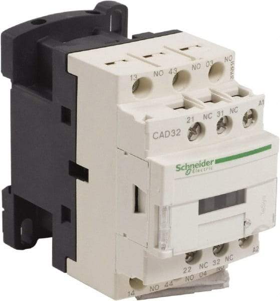 Schneider Electric - 2NC/3NO, 120 VAC at 50/60 Hz Control Relay - 17 V - Eagle Tool & Supply