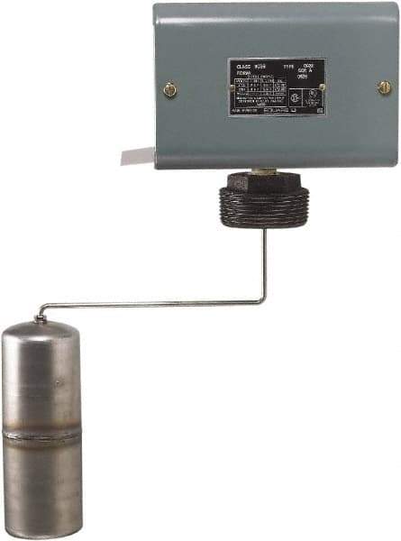 Square D - 1 NEMA Rated, DPST-DB, Float Switch Pressure and Level Switch - 575 VAC, Line-Load-Load-Line Terminal - Eagle Tool & Supply