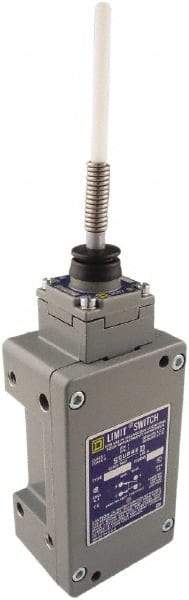 Square D - DPDT, 2NC/2NO, 600 Volt, Screw Terminal, Cat Whisker Actuator, General Purpose Limit Switch - 1, 2, 4, 6, 12, 13, 6P NEMA Rating, IP67 IPR Rating - Eagle Tool & Supply