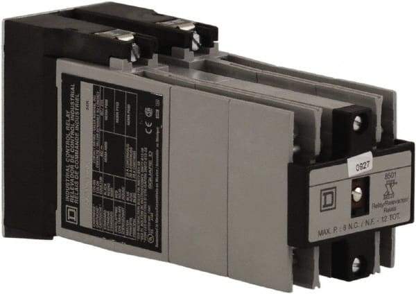 Square D - 10NO, 600 VAC Control Relay - Panel Mount - Eagle Tool & Supply