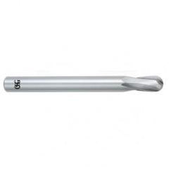5mm Dia. - 63mm OAL - Bright CBD - Ball End SE EM - 2 FL - Eagle Tool & Supply