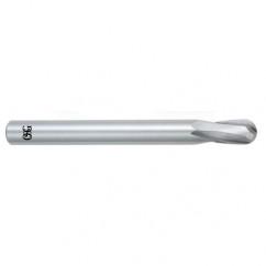 3/4" Dia. - 6" OAL - Bright CBD - Ball End SE EM - 2 FL - Eagle Tool & Supply