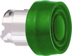 Schneider Electric - 22mm Mount Hole, Flush, Pushbutton Switch Only - Round, Green Pushbutton, Nonilluminated, Momentary (MO) - Eagle Tool & Supply