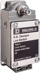 Square D - 3PDT, 3NO, 600 Volt, Screw Terminal, Rotary Spring Return Actuator, General Purpose Limit Switch - 1, 2, 4, 12, 13 NEMA Rating, IP67 IPR Rating - Eagle Tool & Supply