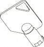 Telemecanique Sensors - 5 Inch Long, Limit Switch Key - For Use with XCSB, XCSC, XCSE - Eagle Tool & Supply