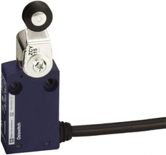 Telemecanique Sensors - DP, NC/NO, 240 VAC, Fixed Cable Terminal, Roller Lever Actuator, General Purpose Limit Switch - IP65 IPR Rating - Eagle Tool & Supply