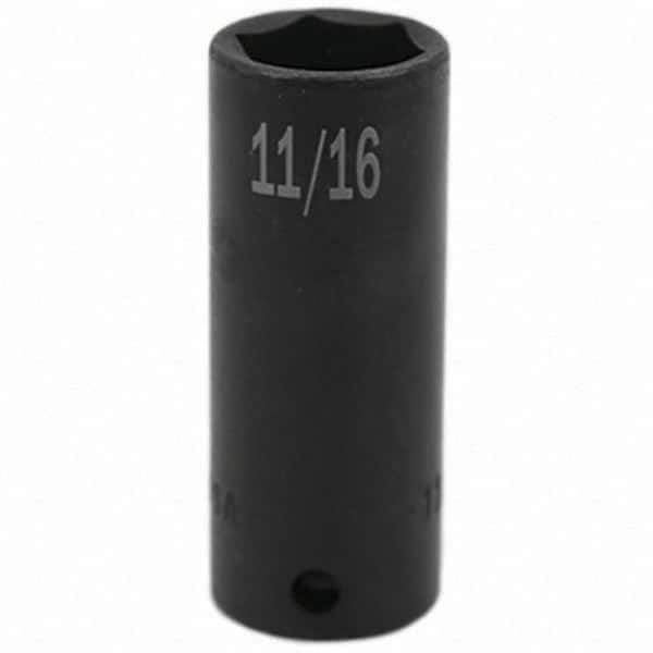 SK - Impact Socket - 3/8"DR 11/16" DEEP IMPACT SOCKET - Eagle Tool & Supply