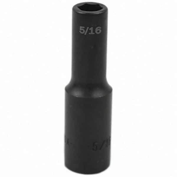 SK - Impact Socket - 3/8"DR 5/16" DEEP IMPACT SOCKET - Eagle Tool & Supply